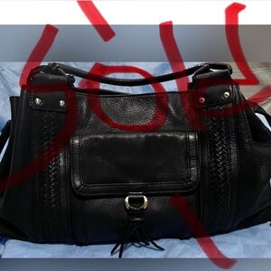 Black Genuine Leather Handbags Antonio Melani Purses